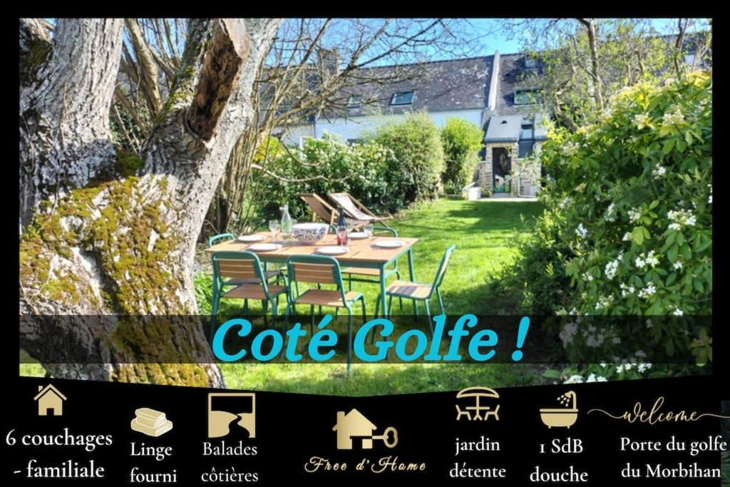Cote Golfe - Golfe Du Morbihan Сарзо Экстерьер фото